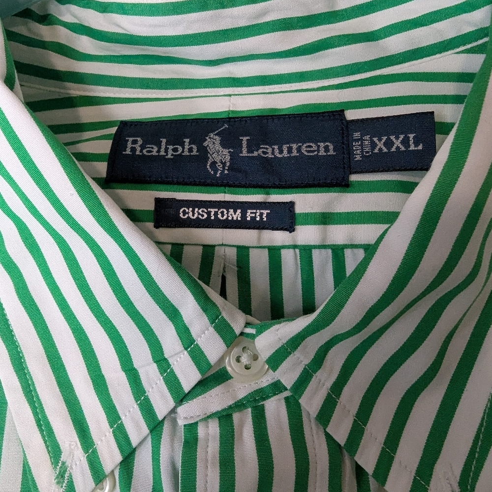 Ralph Lauren Custom Fit Oxford Button Down Shirt - Picture 7 of 9